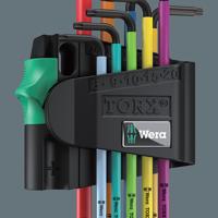 Wera inbussleutelset torx 967/9 tx bo multicolour 1 sb (9-delig, torx t8 tot t40) - thumbnail