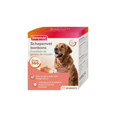 Beaphar Schapenvet bonbons met zalm voor de hond 3 verpakkingen