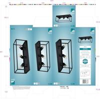 Eglo Zwarte plafondlampSilentina - 98333 - thumbnail