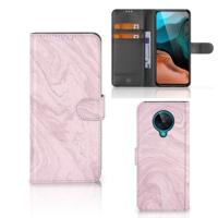 Xiaomi Poco F2 Pro | Bookcase | Marble Pink - Origineel Cadeau Vriendin - thumbnail