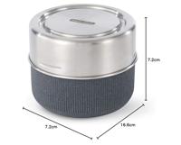 Zwarte+Blum Glazen Lunchpot Groot - Ø120mm - Leisteen - thumbnail