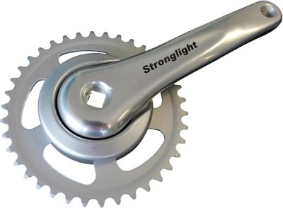 Stronglight crankstel "earth" crankset strongl.earth 38t 170mm sil.
