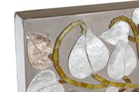 Wanddecoratie DKD Home Decor Beige Gouden 70 x 4 x 100 cm - thumbnail