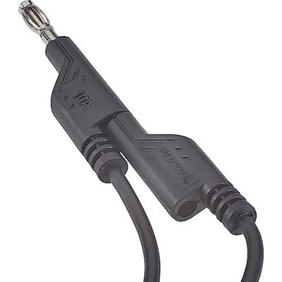 VOLTCRAFT MS5/SW Meetsnoer Banaanstekker 4 mm Banaanstekker 4 mm 5.00 m Zwart 1 stuk(s)