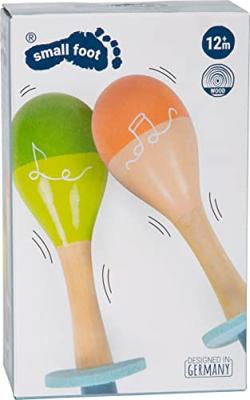 Small Foot houten maracas groovy beats - thumbnail