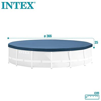 Intex 28031 Afdekzeil voor Frame Zwembad 366cm Blauw