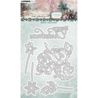 Studio Light • jenine's mindful art christmas blush cutting die merry christmas - thumbnail