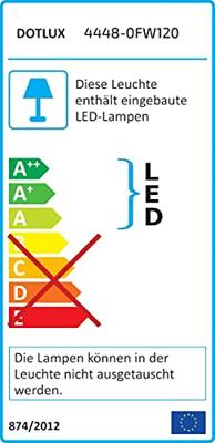 DOTLUX 4448-0FW120 LED-plafondspot Wit