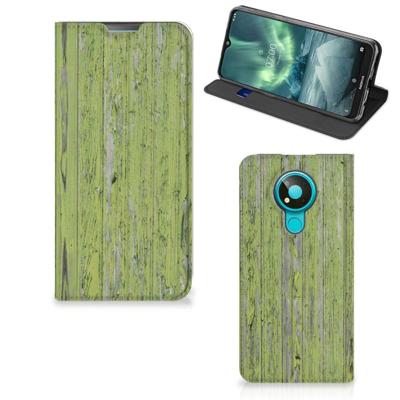 Nokia 3.4 Book | Wallet Case | Green Wood