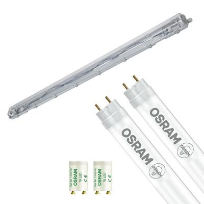 LED Waterdicht TL-Armatuur 150cm Dubbel Koppelbaar IP65 OSRAM 38.2W
