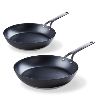 Black Steel koekenpannenset 20 en 28 cm Black Steel koekenpannenset 20 en 28 cm