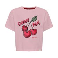 Kids ONLY zomer t-shirt S/S meisjes - loose fit - roze - Kogcharlotte - thumbnail