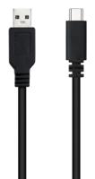 NANOCABLE 10.01.2103 USB-kabel 2.0, 3 A, type USB-C/M-A/M, zwart, 3 m - thumbnail