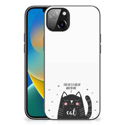 iPhone 14 Plus Hoesje Cat Good Day iPhone 14 Plus Hoesje Cat Good Day