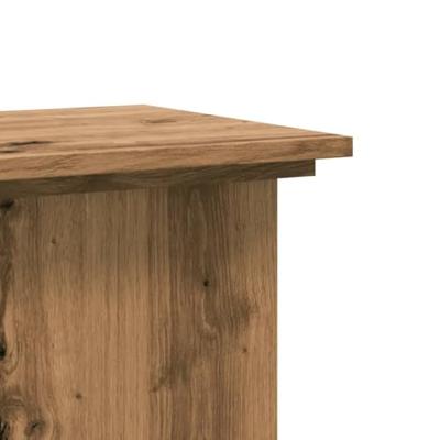 Plantenstandaard 33x33x60 cm bewerkt hout artisanaal eiken