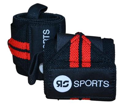 RS Sports Wrist Wrap Set l zwart rood