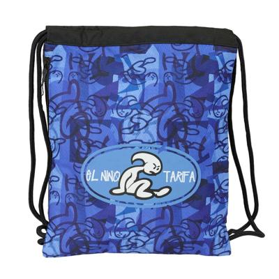 Rugtas met Koordjes El Niño Roller Blauw Zwart 35 x 40 x 1 cm