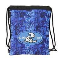 Rugtas met Koordjes El Niño Roller Blauw Zwart 35 x 40 x 1 cm - thumbnail