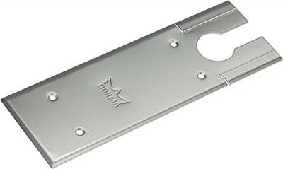 dormakaba dekplaat - t.b.v. vloerveer BTS 75V - RVS - brugbevestiging