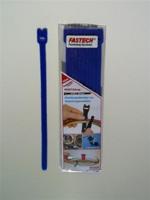 FASTECH® E7-2-131-B10 Klittenband kabelbinder Om te bundelen Haak- en lusdeel (l x b) 200 mm x 7 mm Blauw 10 stuk(s) - thumbnail