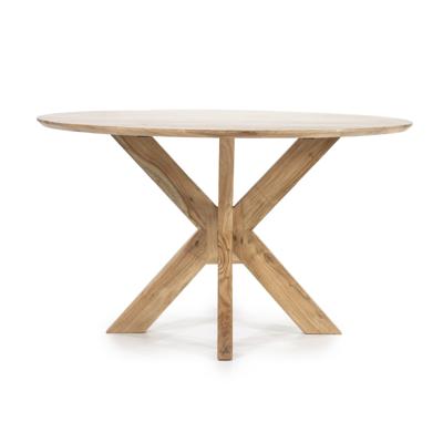 Eleonora Ronde Eettafel 'Nikki' Acaciahout, 130cm, kleur Naturel