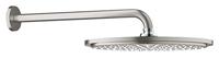 Regendoucheset GROHE Rainshower Cosmopolitan Metal 31 cm met Wandarm Supersteel - thumbnail