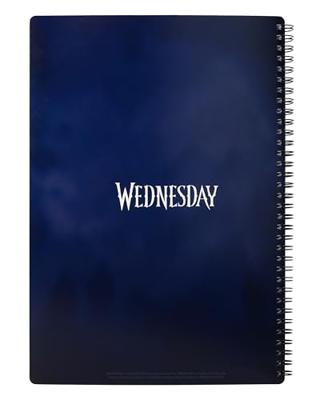 Wednesday Notebook with 3D-Effect Rain