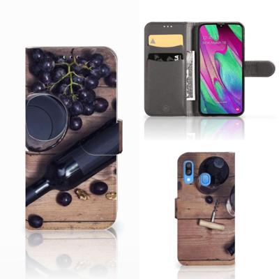 Samsung Galaxy A40 | Book Cover | Wijn