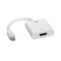 Video/audio-adapter - Mini DisplayPort (M) naar HDMI (V) - 17 cm - wit - voor Apple MacBook; MacBook Air; MacBook Pro - thumbnail