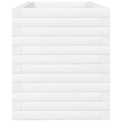 Plantenbak 90x40x45,5 cm massief grenenhout wit Plantenbak 90x40x45,5 cm massief grenenhout wit