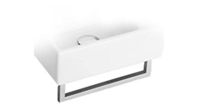 Villeroy en Boch Memento handdoekhouder inclusief bevestiging 34,5x10cm glans RVS 874934d7 Villeroy en Boch Memento handdoekhouder inclusief bevestiging 34,5x10cm glans RVS 874934d7