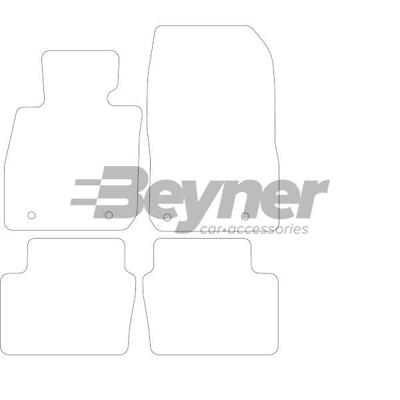 Automatten passend voor Mazda CX-3 2017- 4-delig BL1441174