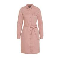 Geisha blousejurk met ceintuur oudroze - thumbnail