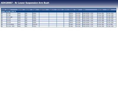 Lagerbus, wieldraagarm ADH28007
