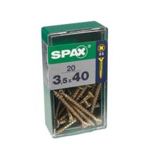 Schroefdoos SPAX Yellox Hout Platte kop 30 pcs (4,5 x 50 mm) - thumbnail