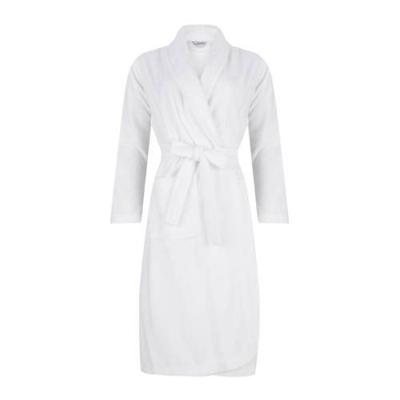 / Pasha dames Badjas Fleece/badstof - Witte sauna badjas - M - M - M - M - M - M - M - M - M - M - M - M - M - M - M - M - M - M -