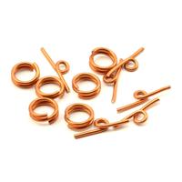 Vaessen Creative • alu deco toggle clasp 6pcs orange copper - thumbnail