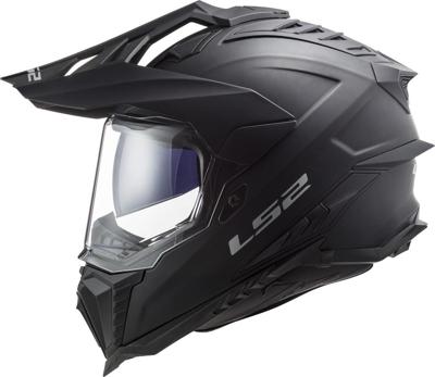LS2 endurohelm "mx701 explorer massief". helmet mx701 explorer solid xs matt black