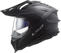 LS2 endurohelm "mx701 explorer massief". helmet mx701 explorer solid xs matt black - thumbnail