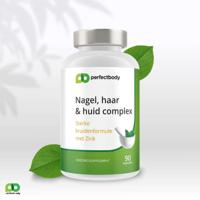 Nagel Haar Huid complex - Voor glanzend haar, sterke nagels & gezonde huid - Met bamboe silica & brandnetel - 90 capsules PerfectBody - thumbnail