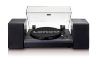 Platenspeler met Bluetooth® en twee externe luidsprekers Zwart - thumbnail