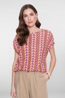 Geisha Top 62155-20 T-shirt Korte Mouw 300 Lila/orange - thumbnail