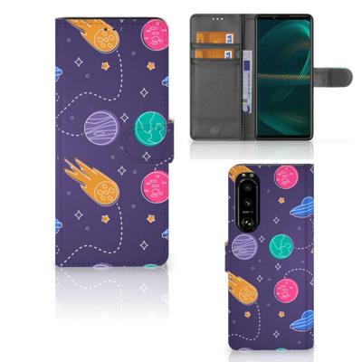 Sony Xperia 5III | Wallet Case | met Pasjes | Space Sony Xperia 5III | Wallet Case | met Pasjes | Space