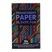 Wins Holland Transparant papier gekleurd, 10st. - thumbnail