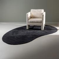 Nohr Organisch Vloerkleed 'Selicia' Wol, 175 x 290cm, kleur Zwart - thumbnail