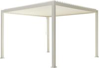 Patio Cover vierkant M Alvaro Gazebo 360x400 h250 cm Matt white overkapping pergola Suns - Suns - thumbnail
