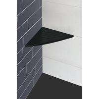 Hoek Planchet Wiesbaden 29x29 cm Mat Zwart - thumbnail
