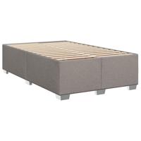 Boxspring met matras stof taupe 80x200 cm - thumbnail