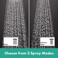 Regendouche set HansGrohe Vernis Shape Showerpipe 230 1 Jet Reno E Chroom - thumbnail