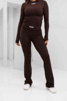 Unique The Label Nena Pants Dames Bruin - Maat XS - Kleur: Bruin | Soccerfanshop - thumbnail